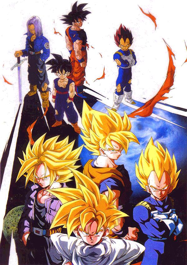 DBZ - Goku, Vegita, Goten, Trunks SSJ (1)