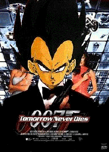 DBZ James Bond 007 Vegeta
